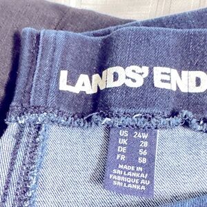 Lands' End Women's Dark Blue Jeans
